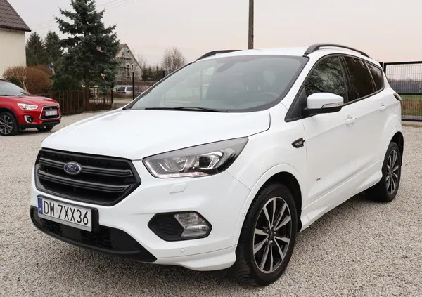 dolnośląskie Ford Kuga cena 88500 przebieg: 62000, rok produkcji 2018 z Ząbkowice Śląskie